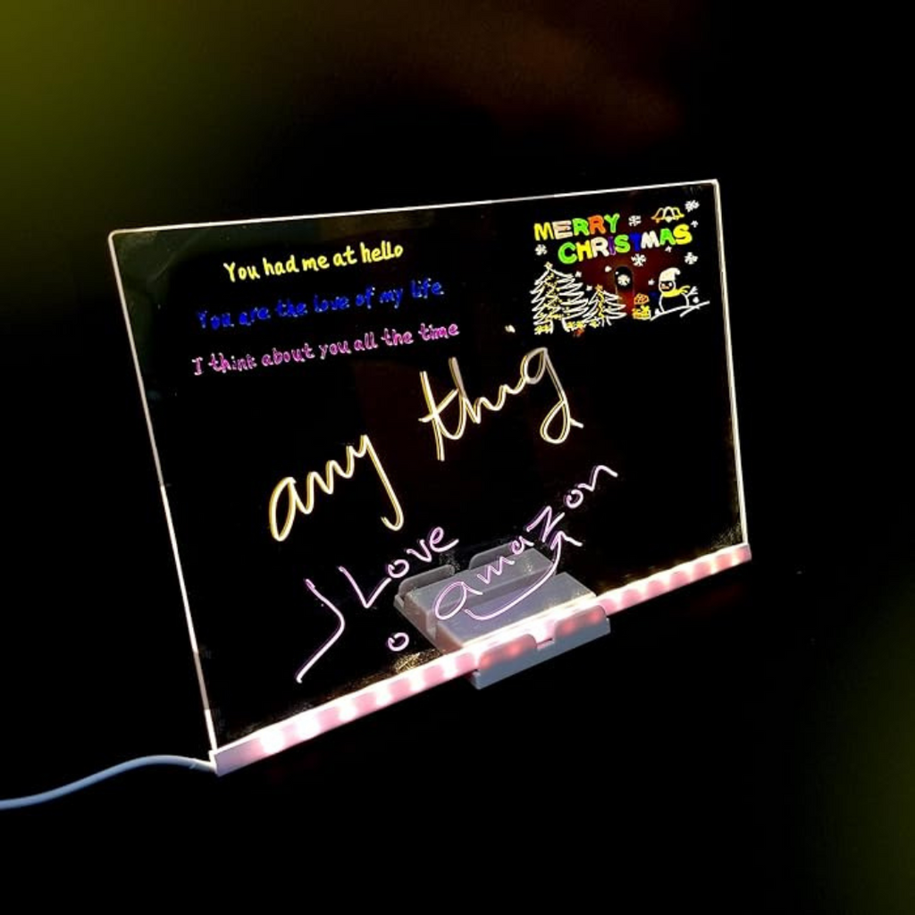 Magic LED Writing Board (With Multicolor Pens)